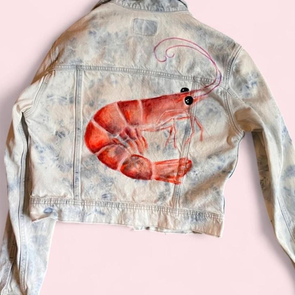 Handpainted American-eagle Women's Denim
